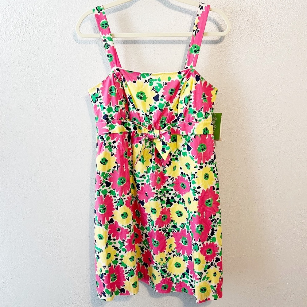 NWT Lilly Pulitzer avaline dress size 10 Doodle Bug Daisy print